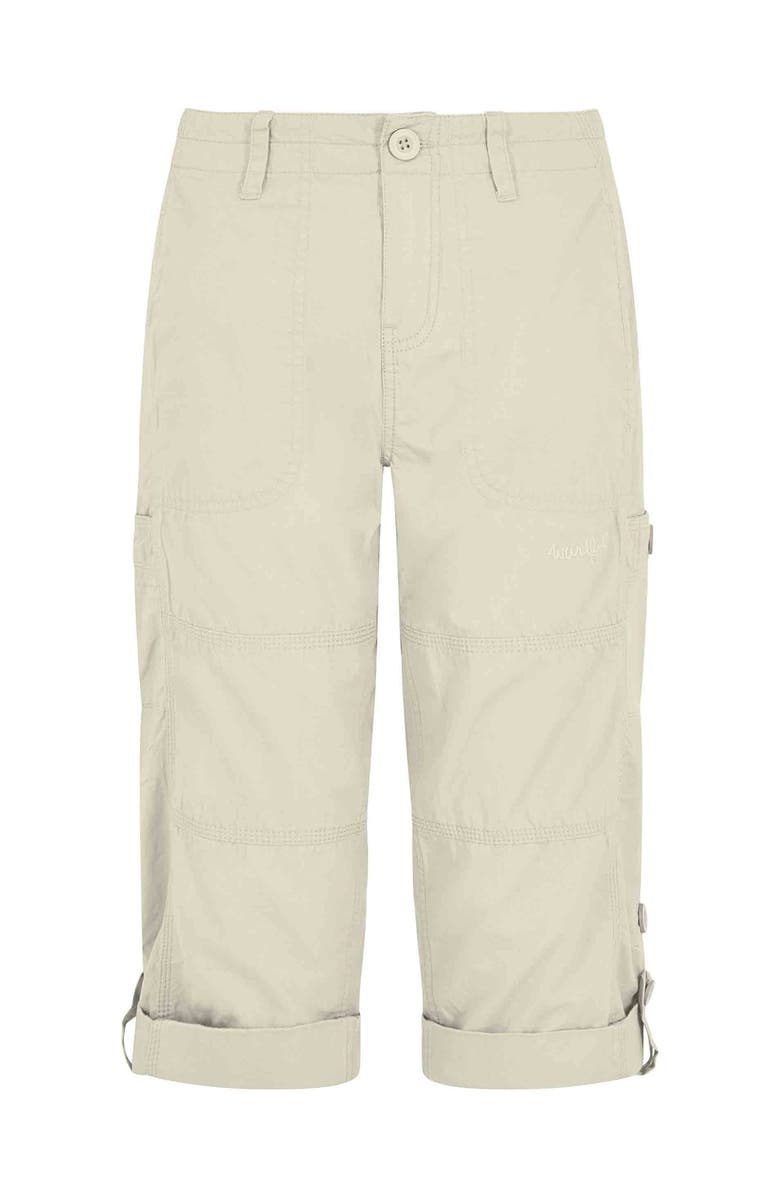 Weird Fish Salena 3/4 Length Trousers, Alternate, color, Oyster