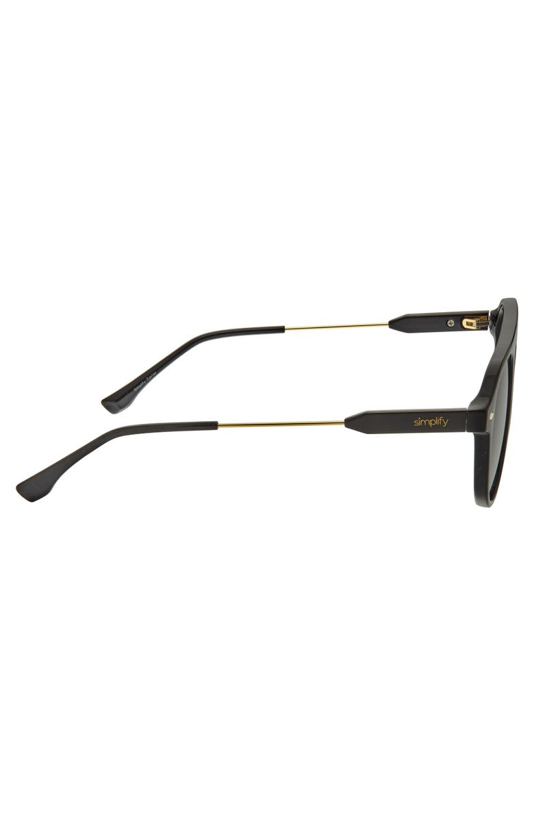 SIMPLIFY Carter Polarized Sunglasses, Alternate, color, Black/Black