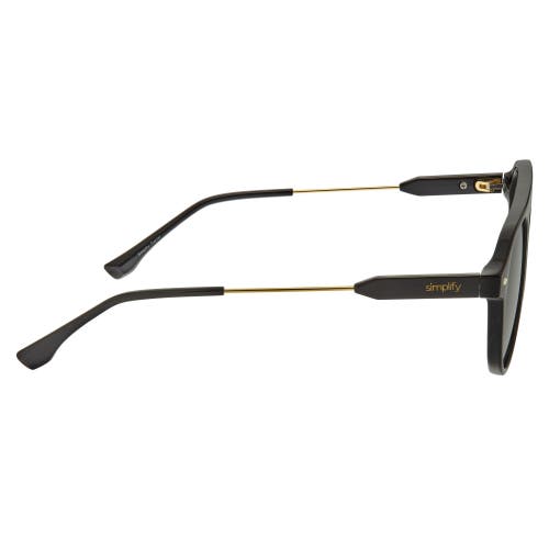 Simplify Carter Polarized Sunglasses In Black/black