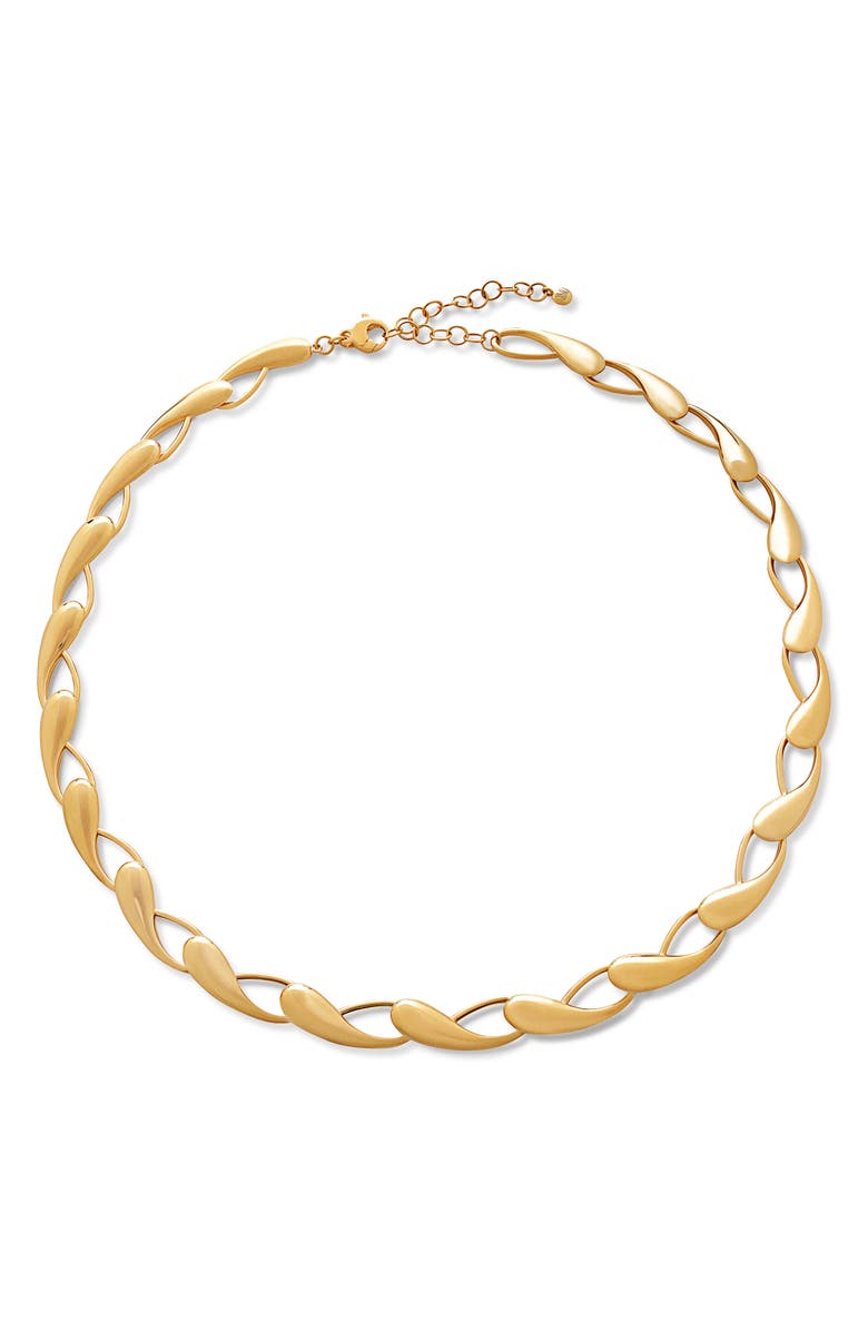 Monica Vinader Nura Choker Necklace, Main, color, 18Ct Gold Vermeil/ Ster Silver