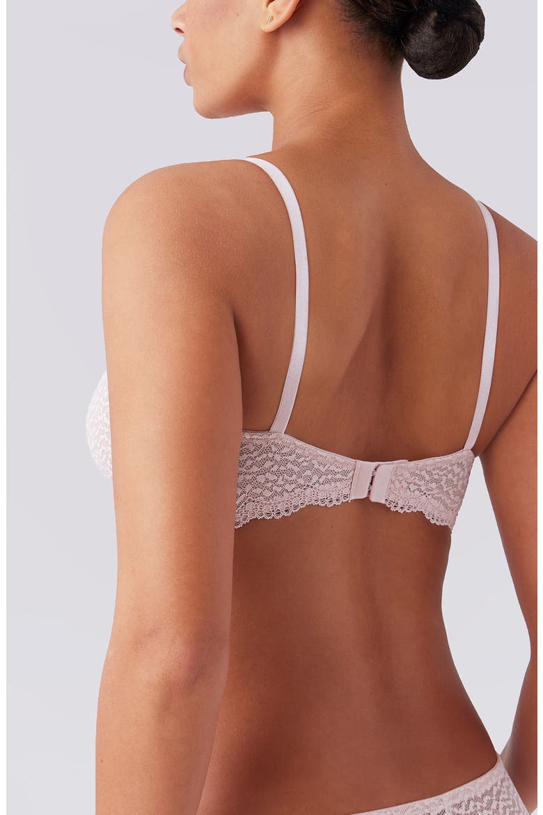 Untamed Underwire Demi Bra, Alternate, color, ROSE SMOKE