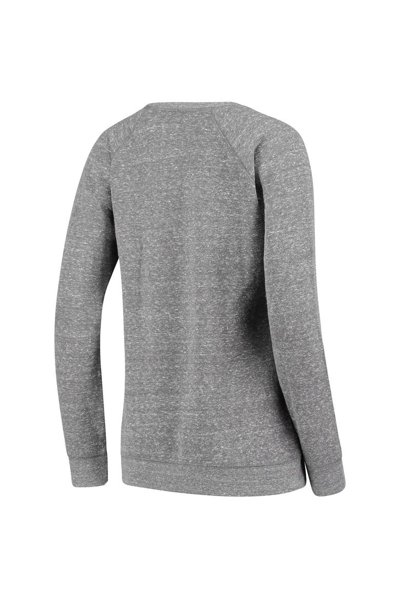 Women's Pressbox Heathered Gray Colorado Buffaloes Edith Vintage Knobi Pullover Sweatshirt, Alternate, color, Heather Gray