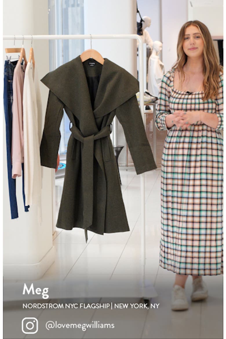 Lena Belted Wrap Coat video