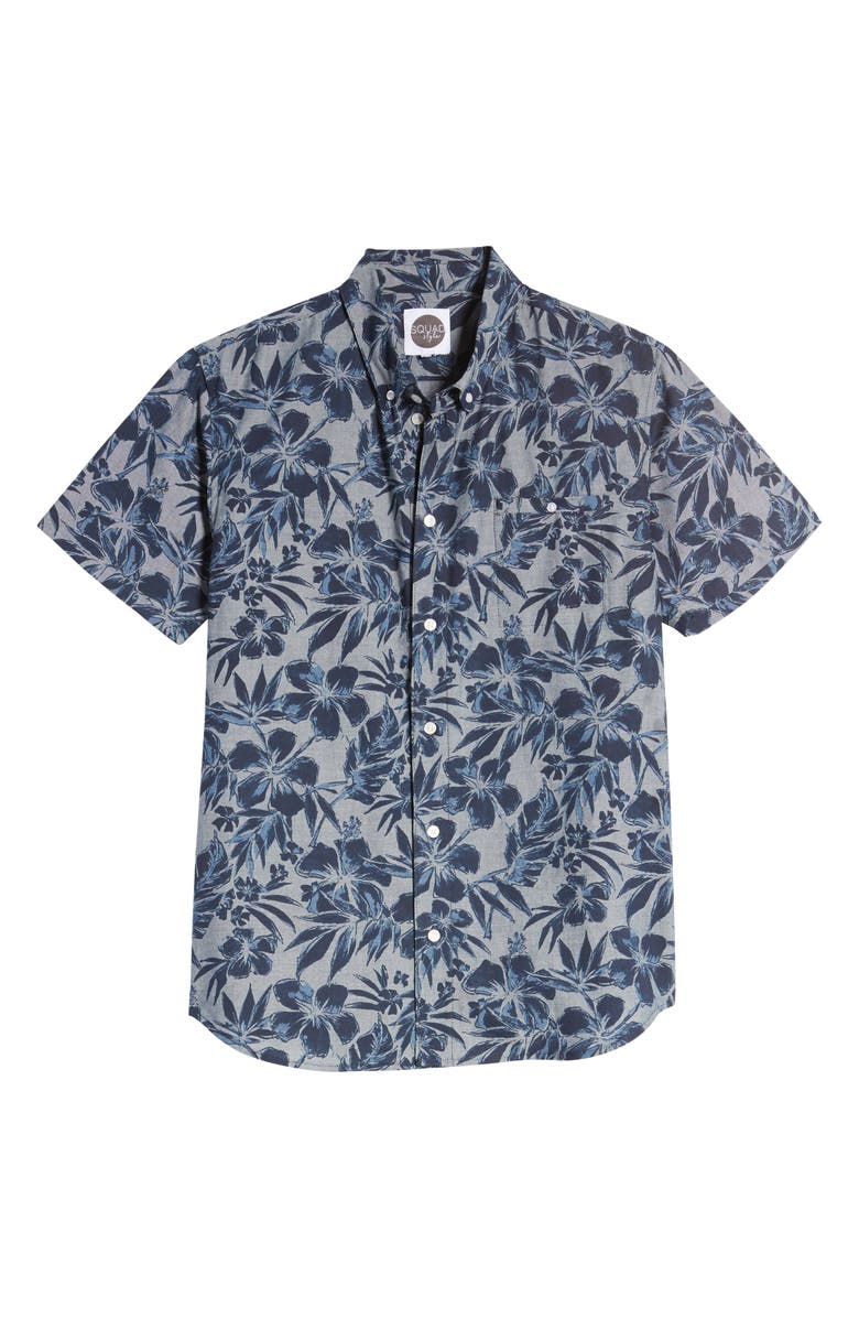 Dog Threads Cool Breeze BBQ Short Sleeve Button-Down Shirt, Alternate, color, 