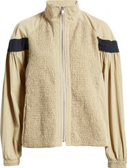 NIKKI LUND Missy Water Repellent Smocked Jacket