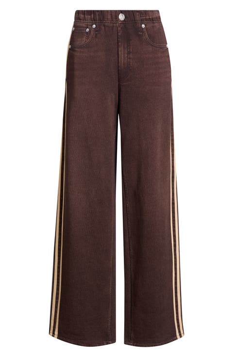 rb Miramar Track Stripe Cotton Terry Sweatpant Jeans