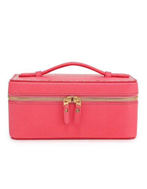 Clivia Genuine Leather Travel Beauty Box