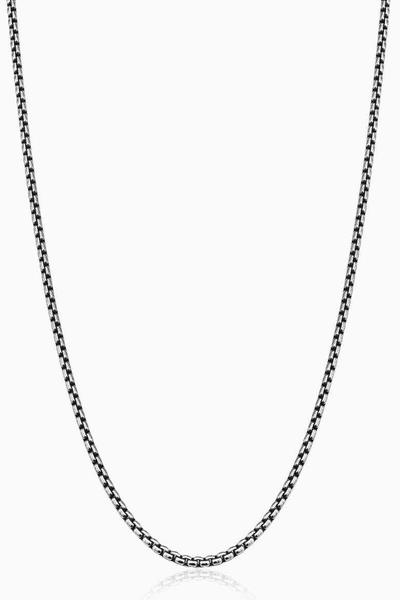 Men's Off The Grid Oxidized Chain in Sterling Silver, Main, color, Silver
