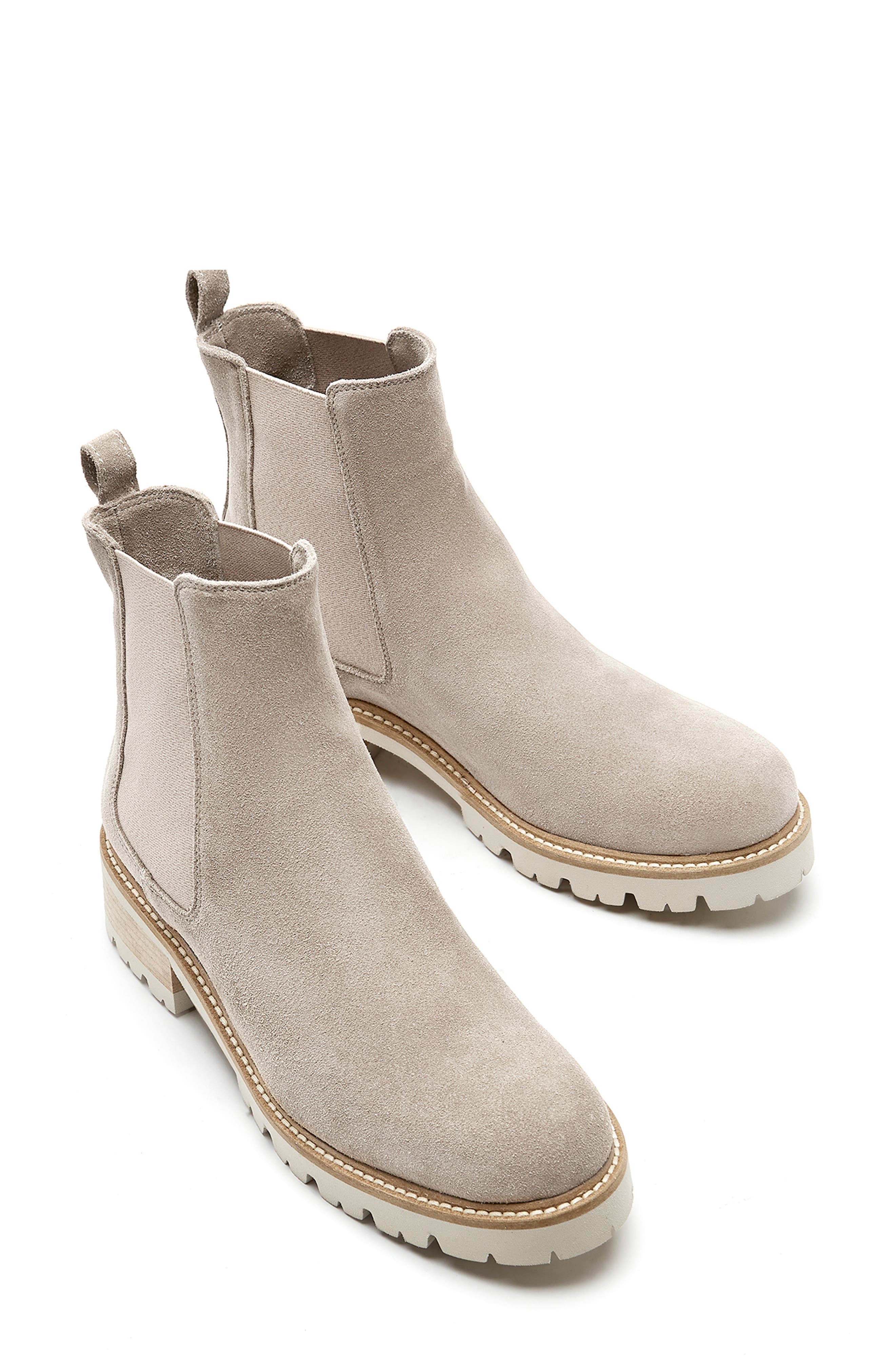 La Canadienne Carlo Waterproof Chelsea Boot, Alternate, color, Pebble