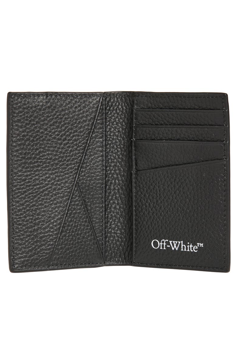 Off-White North/South Bifold Wallet, Alternate, color, Black