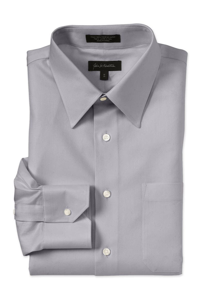 john w nordstrom trim fit dress shirt John W. Nordstrom® 'Traditional Fit' Egyptian Cotton Dress Shirt (Men)