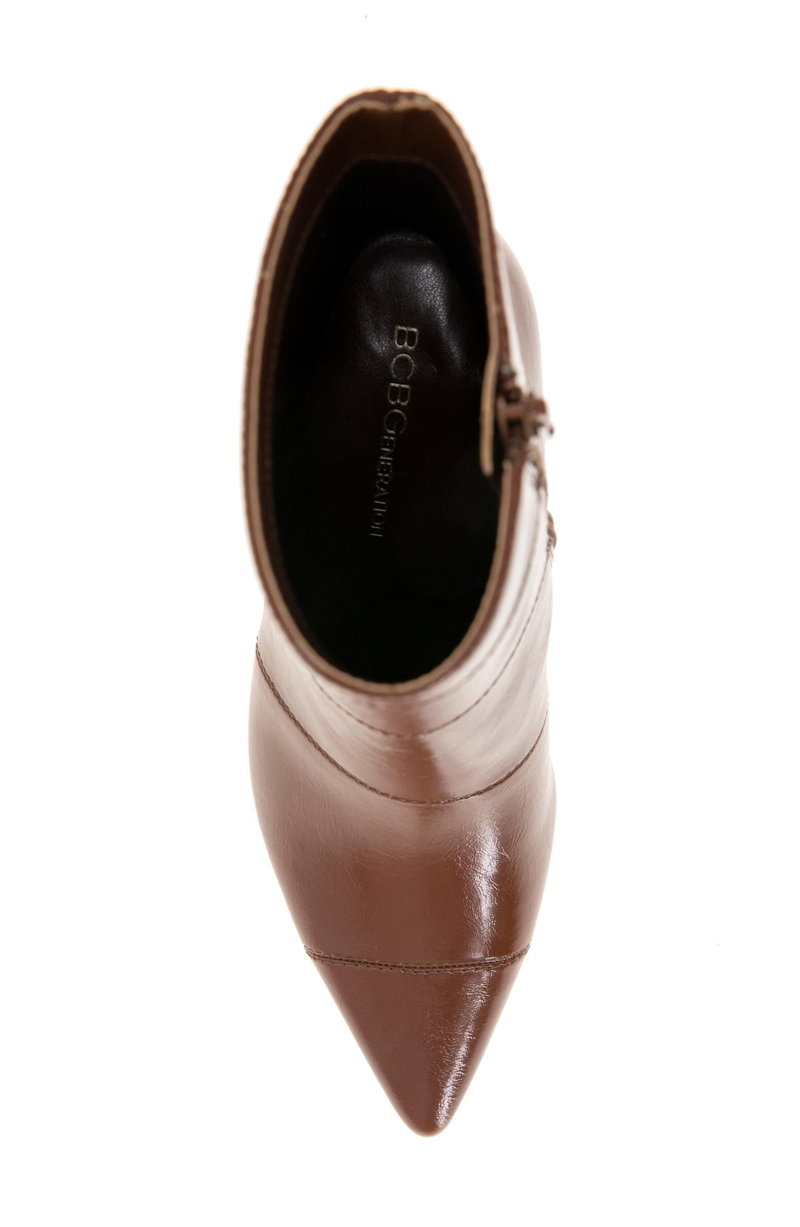 Ivy Pointed Toe Bootie, Alternate, color, BRANDY