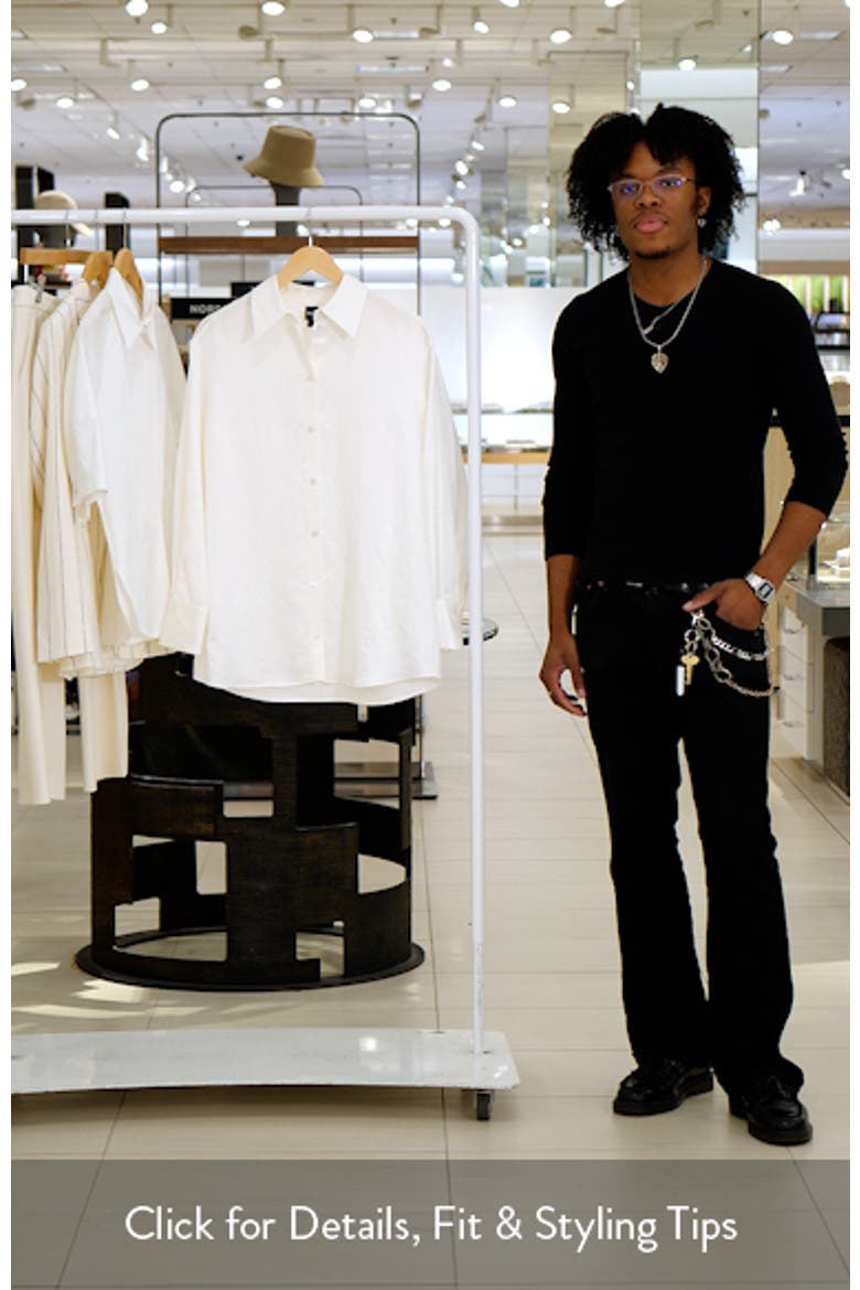 Belini Openwork Trim Button-Up Shirt video