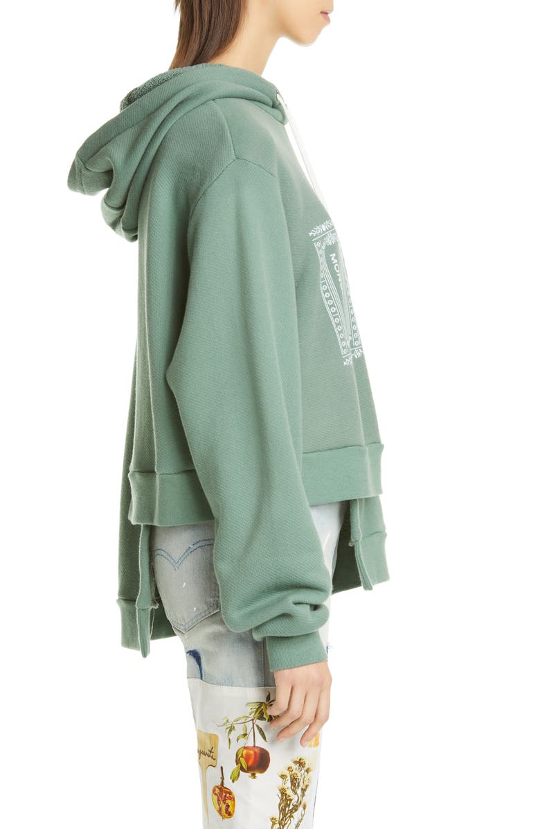 MONSE Logo Double Layer Hoodie, Alternate, color, 