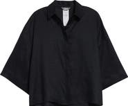 MM by Max Mara Mirano Linen Blouse