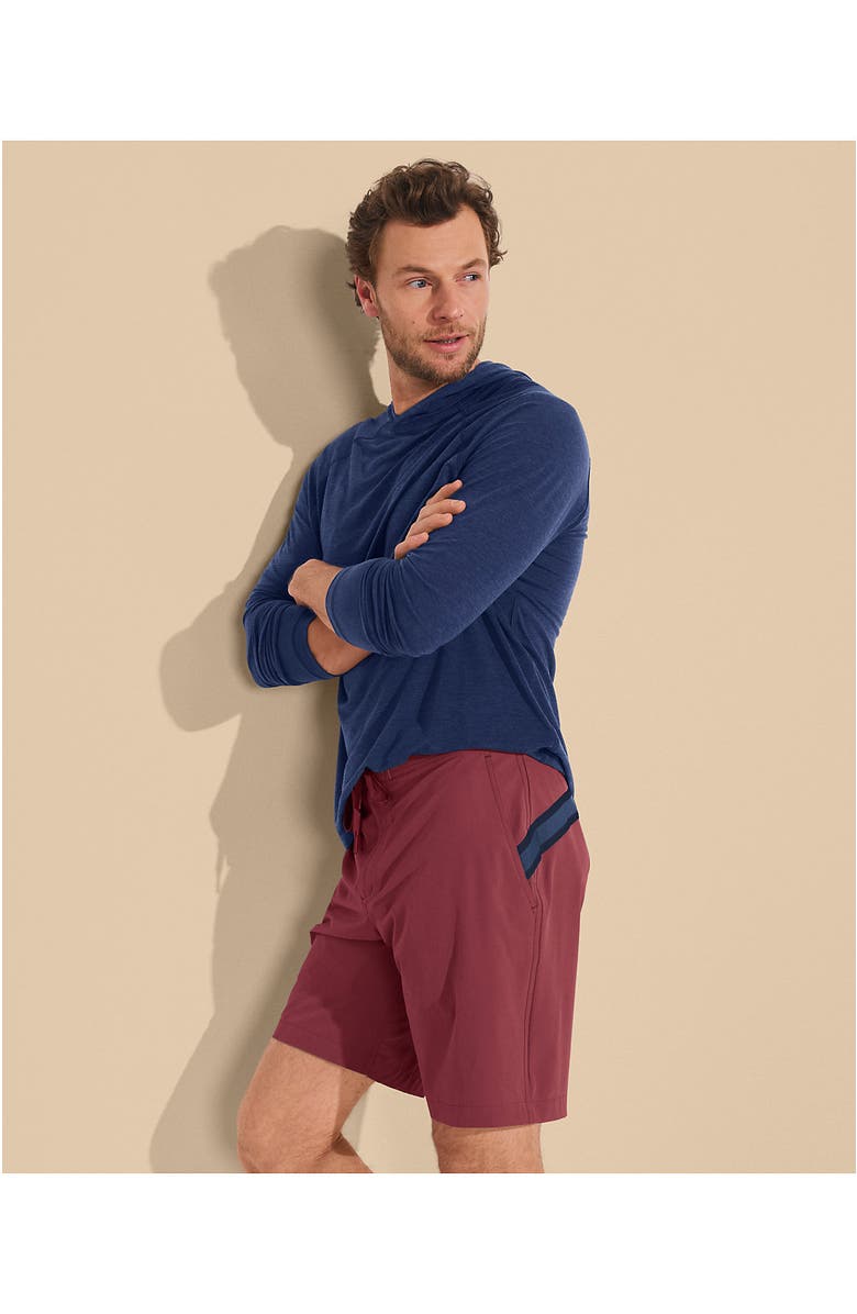 Lands' End 9" Quick Dry Board Shorts, Alternate, color, Burnt Clay