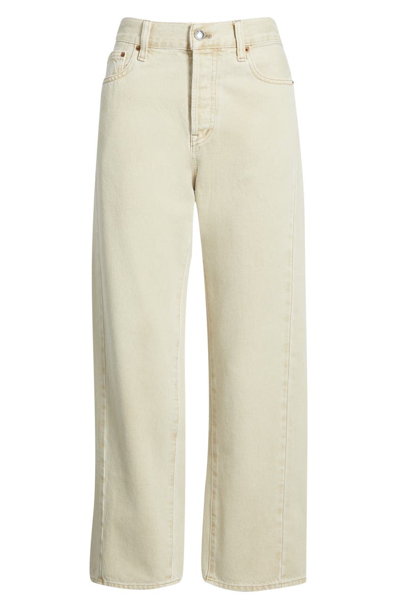Madewell Pieced Barrel Leg Jeans, Main, color, 