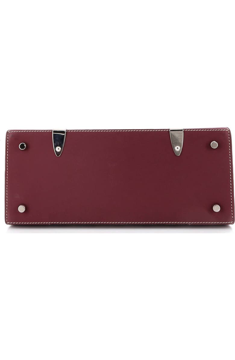 Pre-Owned Goyard Saigon Top Handle Bag Coated Canvas with Leather PM, Alternate, color, Red