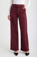 Pistola Nicole Stretch Cotton Wide Leg Pants