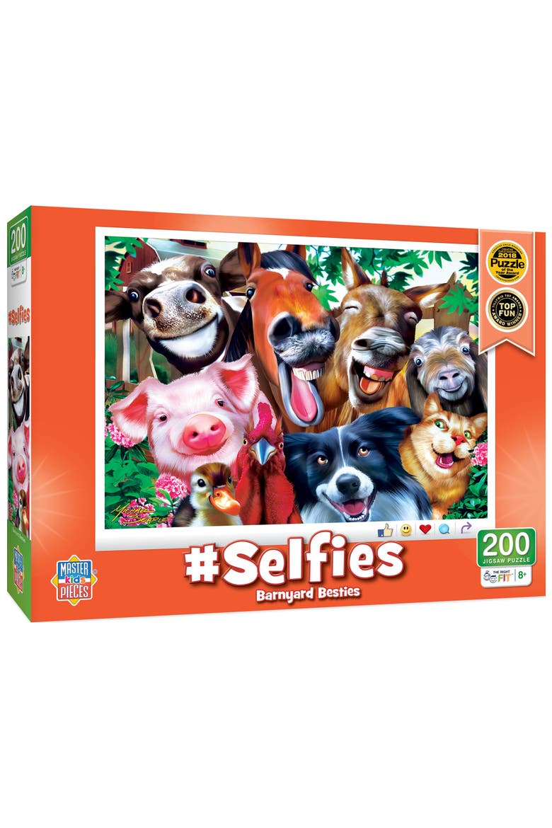 Barnyard Besties 200 Piece Jigsaw Puzzle, Main, color, Multicolor