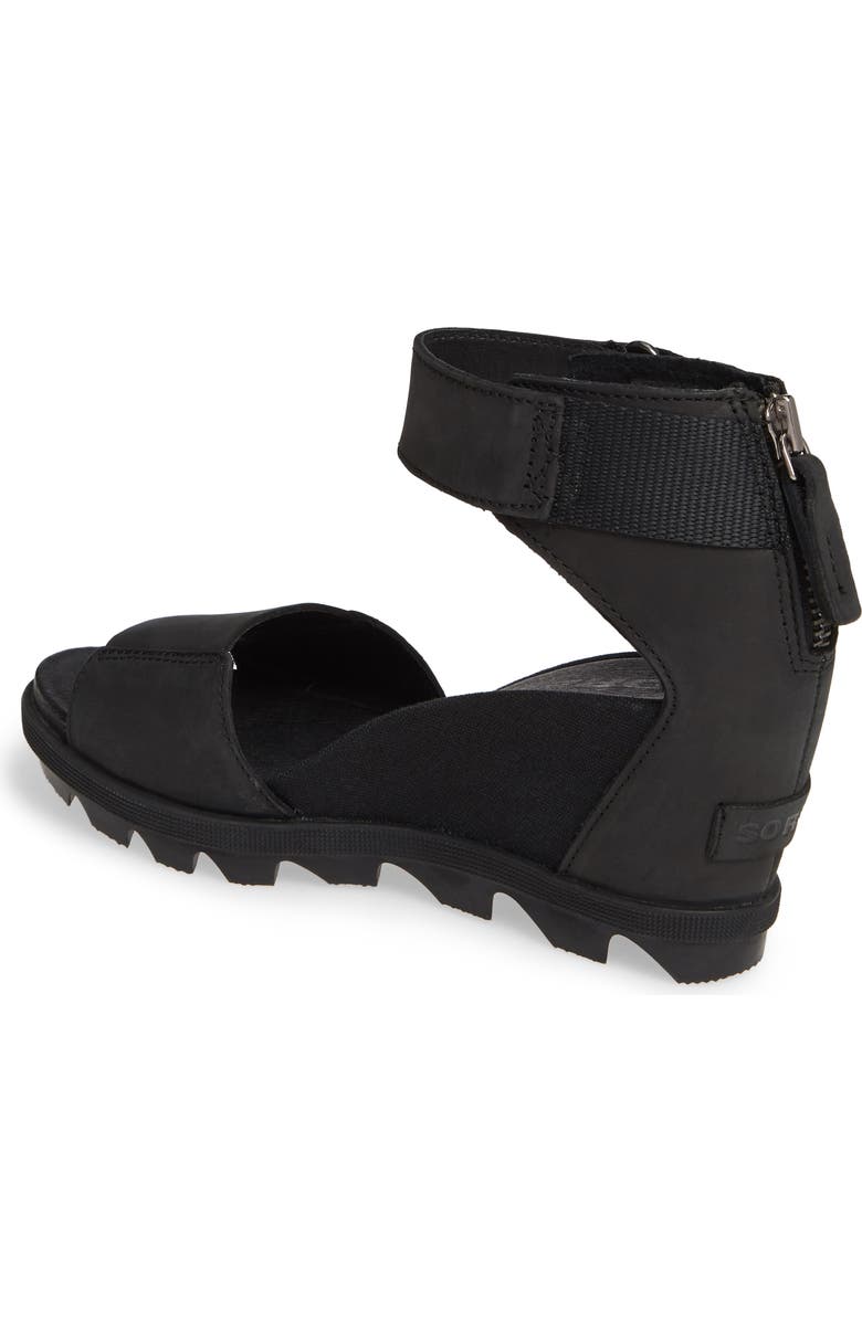 SOREL Joanie II Ankle Strap Wedge Sandal, Alternate, color,