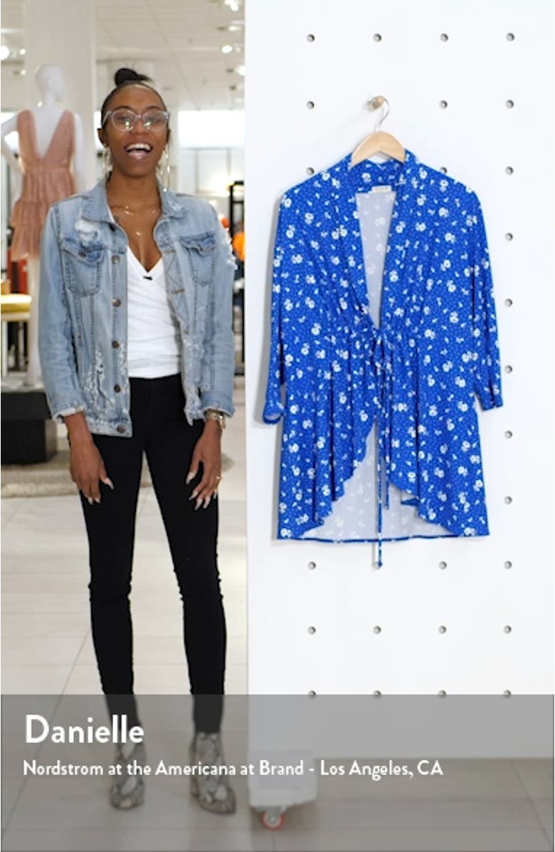 Lori Print Tunic Jacket, sales video thumbnail