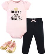 Hudson Baby Cotton Comfort 3Pk Bodysuit, Pants, and Shoes