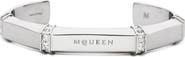 McQueen Men's Dapper Logo Engraved Cuff Braclet