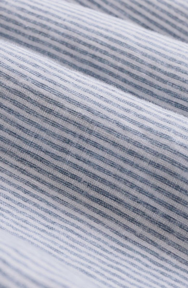 Bugatchi Jasper Linen Button-Up Shirt, Alternate, color, Ether