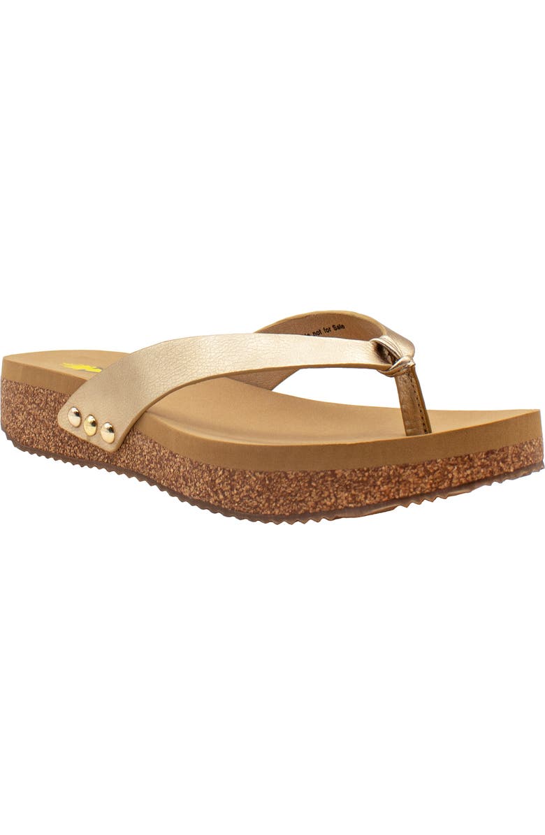 Volatile Reishi Platform Flip Flop, Main, color,
