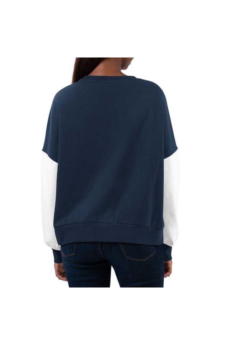 Women's G-III 4Her by Carl Banks Deep Sea Blue Seattle Kraken Team Pride Pullover Sweatshirt, Alternate, color, Navy
