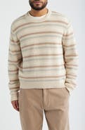 Corridor Stripe Pima Cotton & Linen Sweater