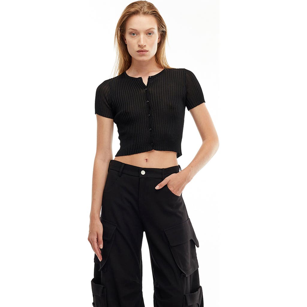 Mother Of All Eline Knit Top In Black