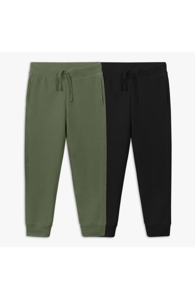 Primary Kids Jogger 2-Pack, Main, color, Black/Olive