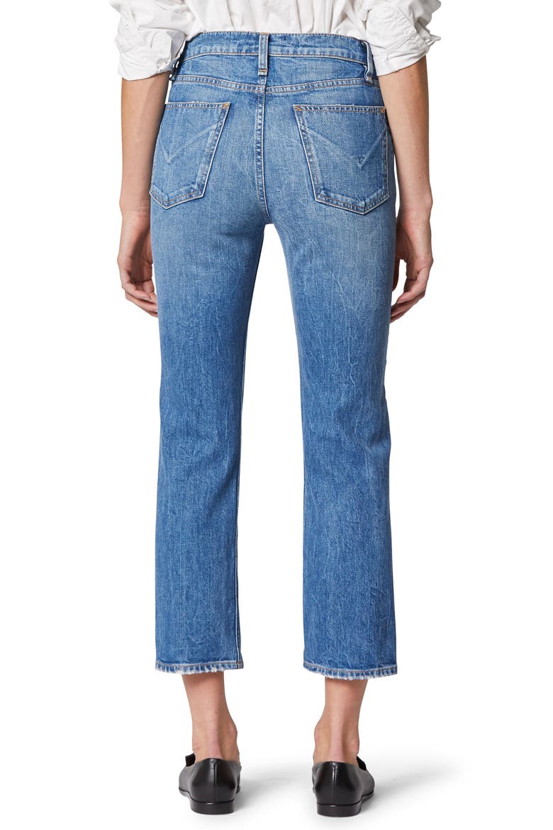 Remi High Waist Crop Straight Leg Jeans, Alternate, color, LULLABY