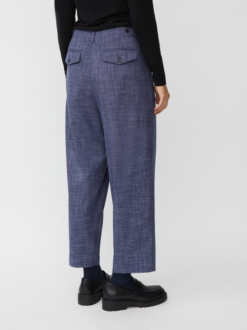 Masai Copenhagen Maphiladelphia Cropped Loose Fit Pants In Blue
