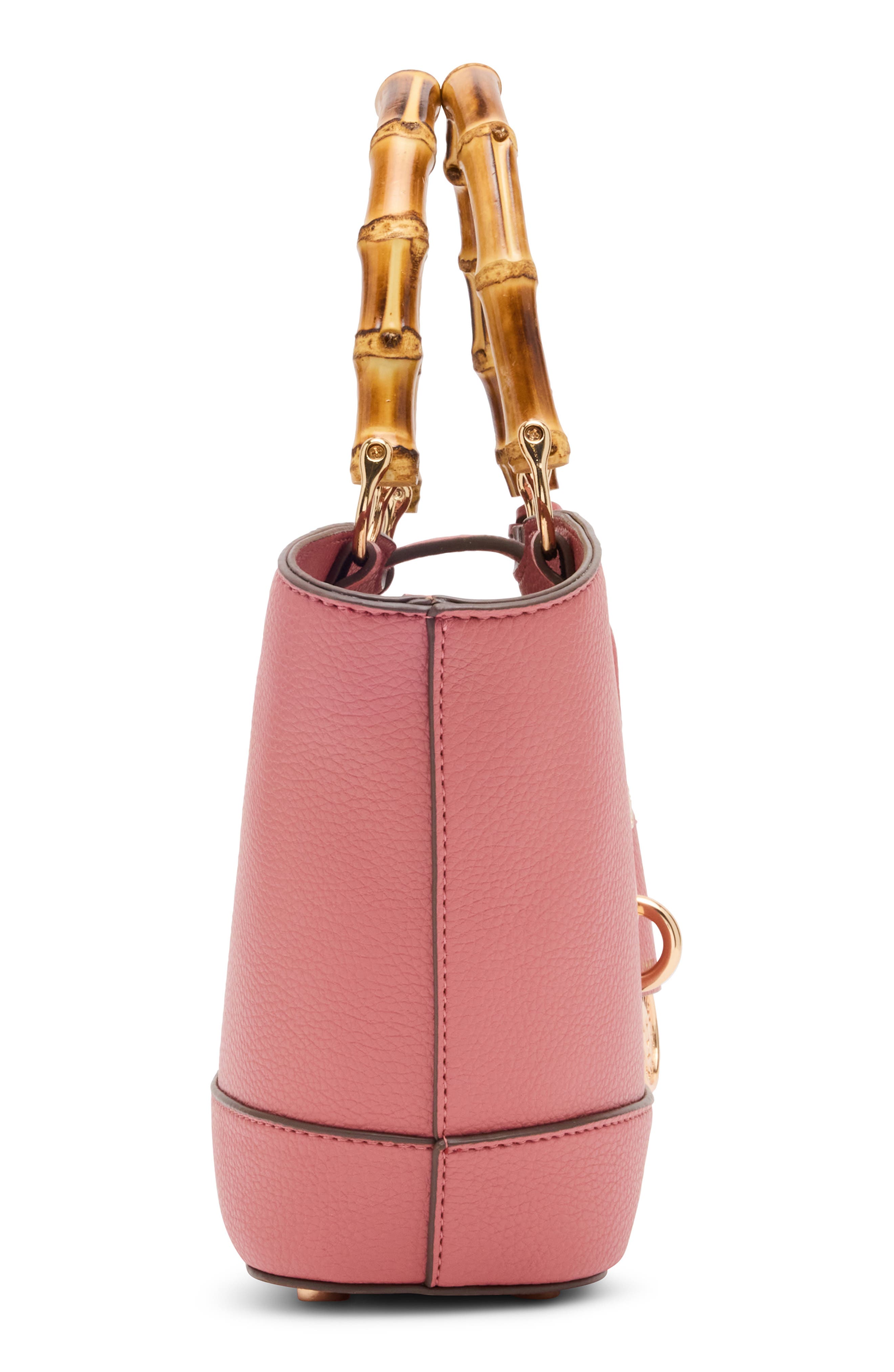 Rounded Mini Tote, Alternate, color, BLOSSOM/ ROSE