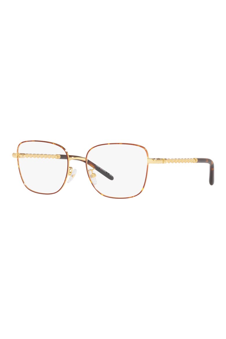51mm Square Optical Glasses, Alternate, color, DARK TORTOISE