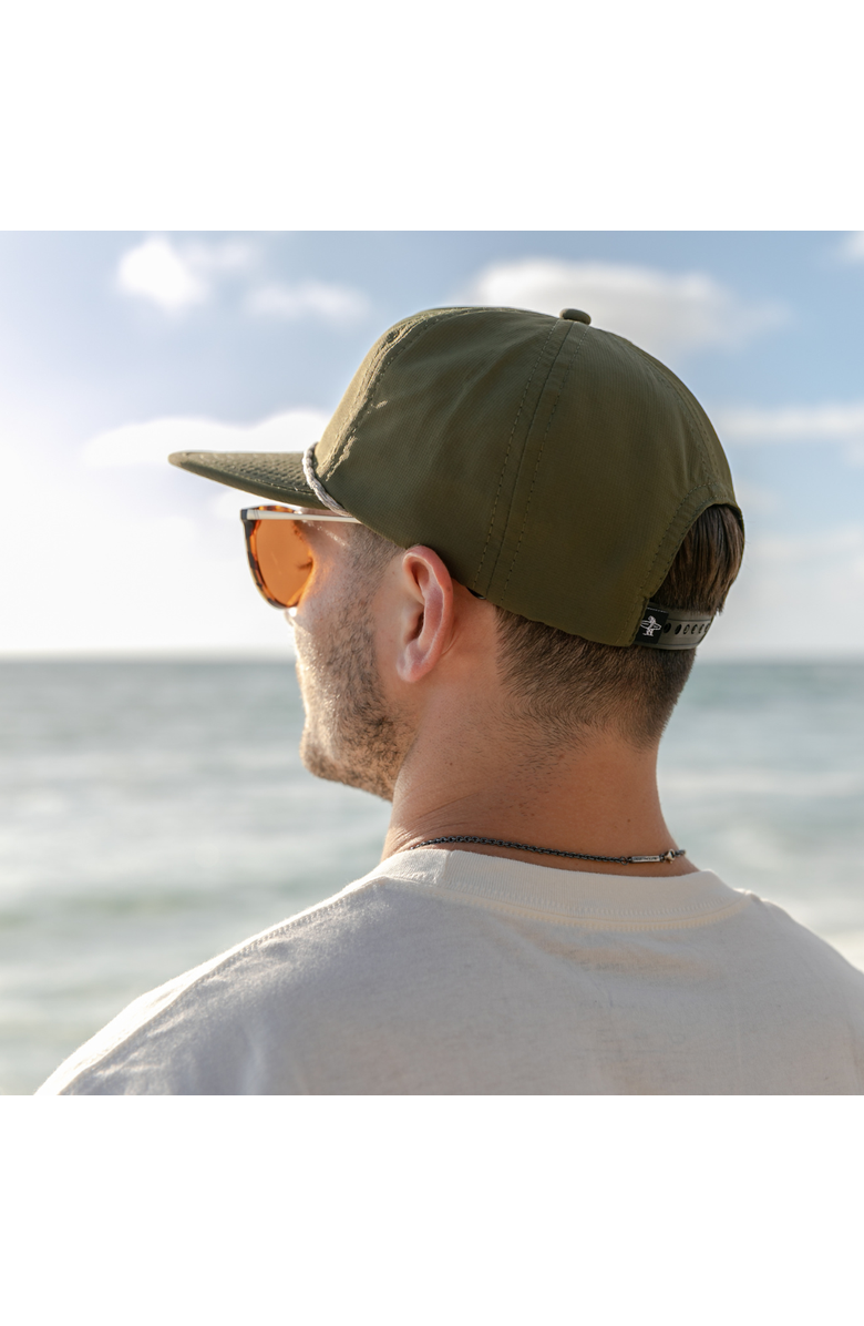 Everyday California Matador Crushable Snapback Hat, Alternate, color, Military Green