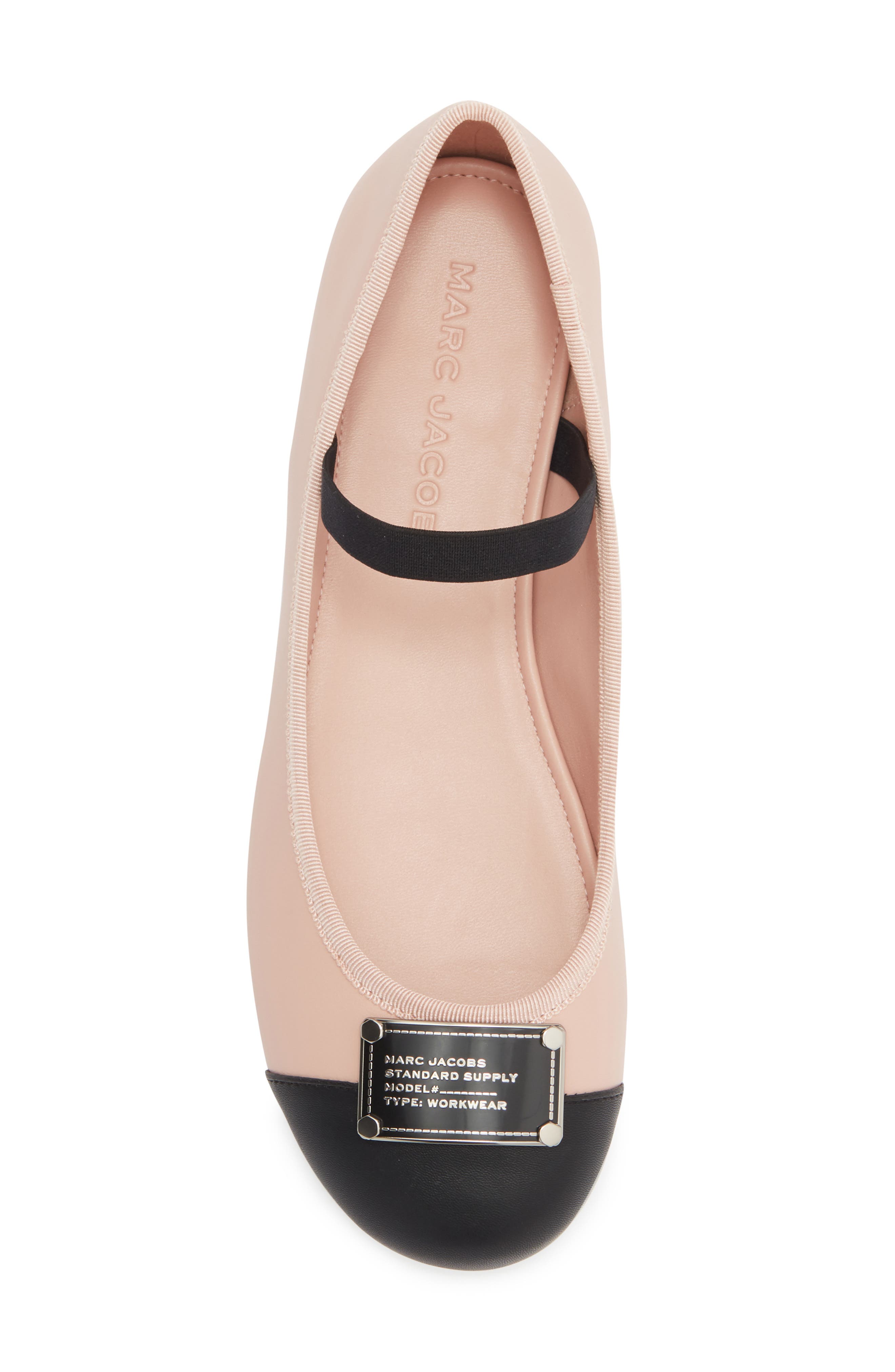 The Standard Supply Mary Jane Flat, Alternate, color, MISTY ROSE/BLACK