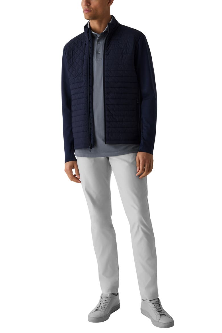 Yukon Water Repellent Hybrid Jacket, Alternate, color, MALTESE BLUE