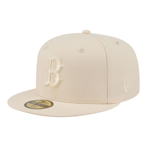 Men's New Era Cream Boston Red Sox Color Pack 59FIFTY Fitted Hat