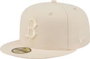 New Era Men's New Era Cream Boston Red Sox Color Pack 59FIFTY Fitted Hat