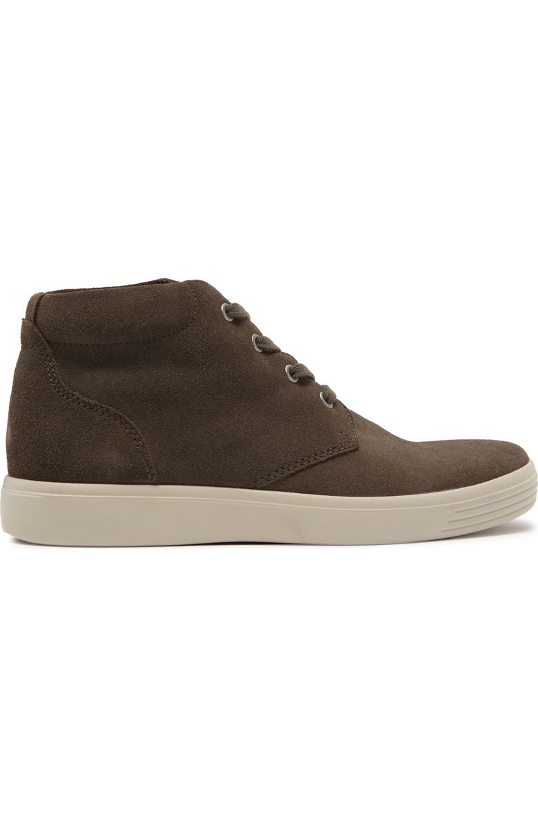 ECCO Soft Classic High Top Leather Sneaker, Alternate, color,