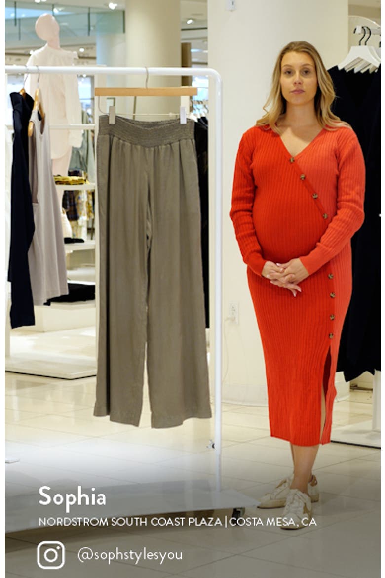 Smock Waist Wide Leg Pants video