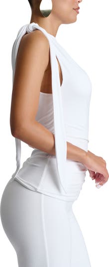 Drape Neck One-Shoulder Top