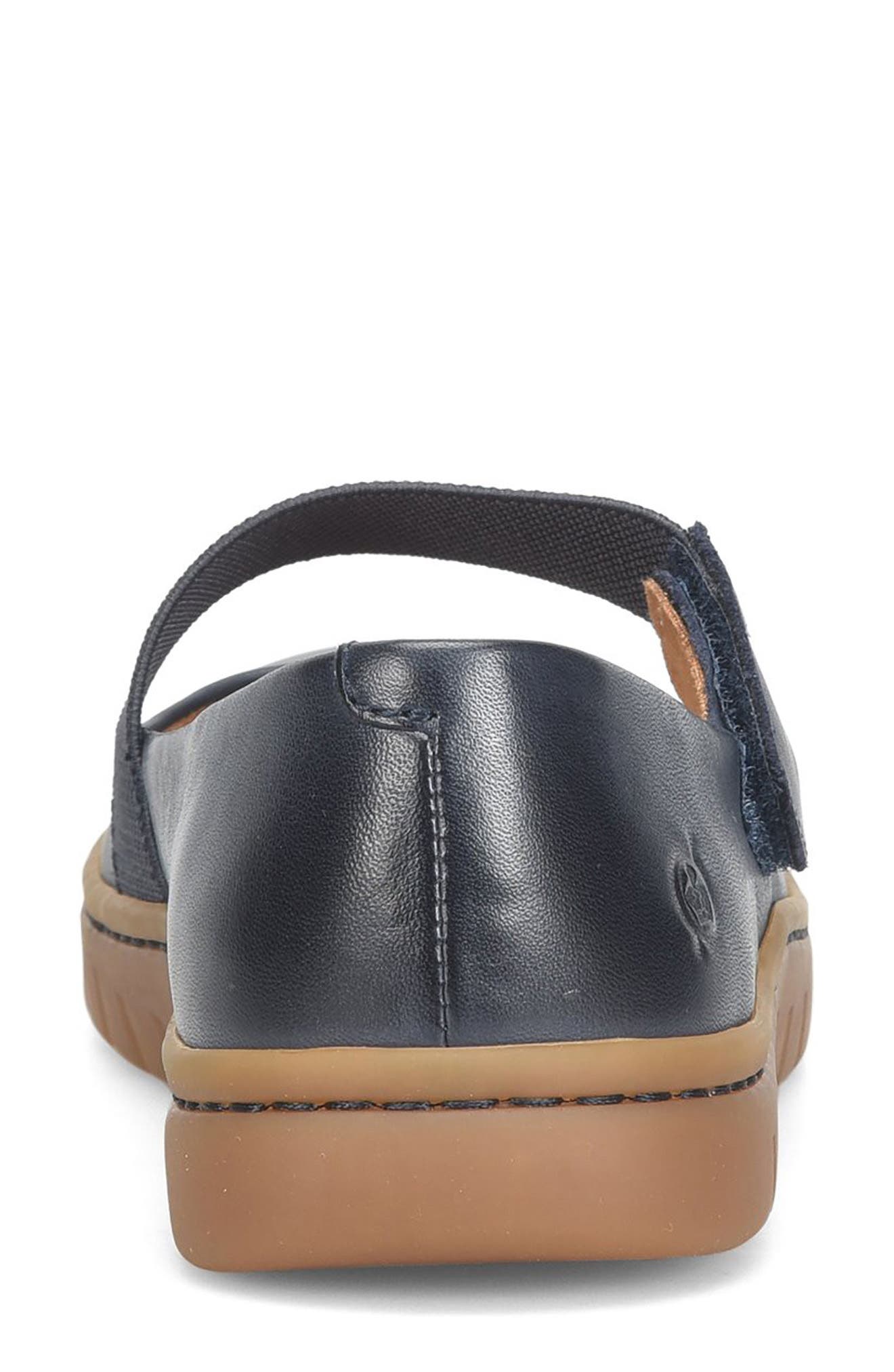Børn Flat, Alternate, color, Navy Leather