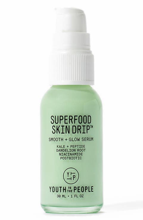 Superfood Skin Drip Smooth + Glow Barrier Serum with Peptides + Niacinamide