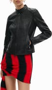 Desigual Faux Leather Jacket