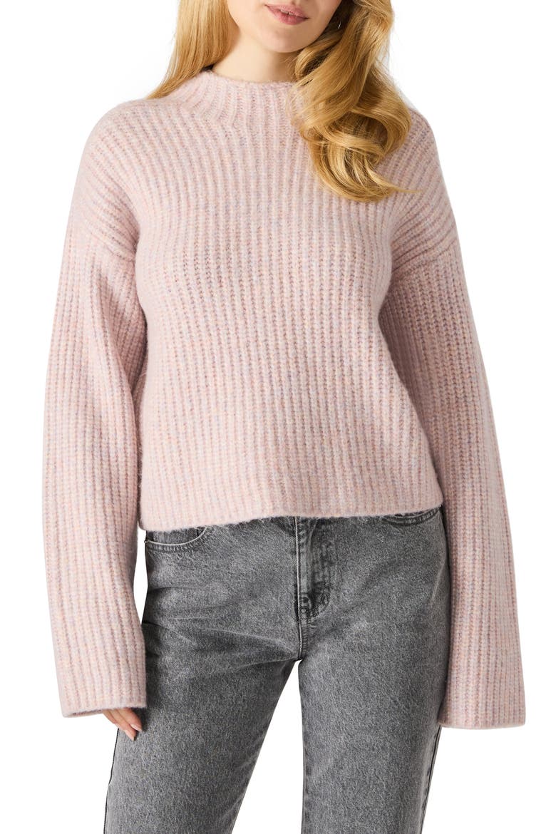 Klara Rib Sweater, Main, color, MULTI PINK
